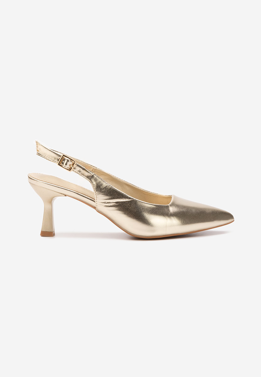 Γόβες slingback Lynelia χρυσο