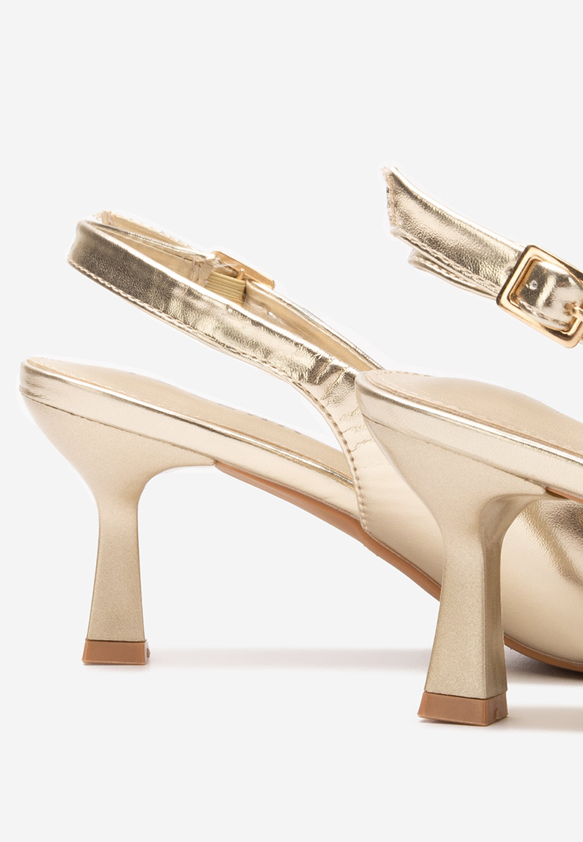 Γόβες slingback Lynelia χρυσο