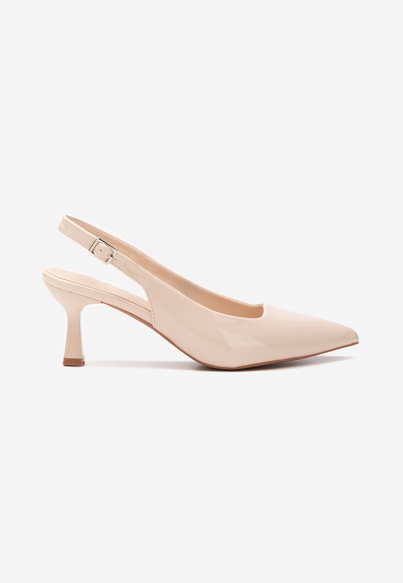 Γόβες slingback Lynelia μπεζ