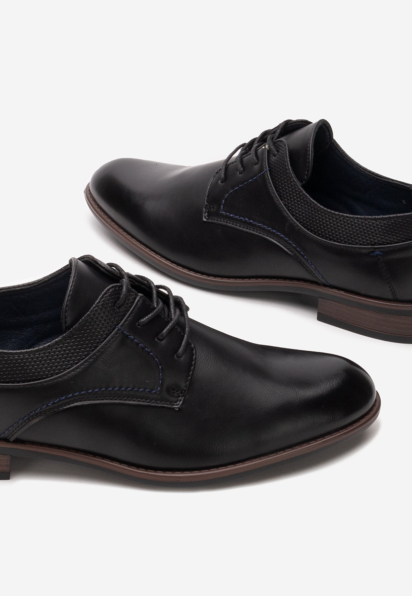 Ανδρικά παπούτσια casual Rufus μαύρα