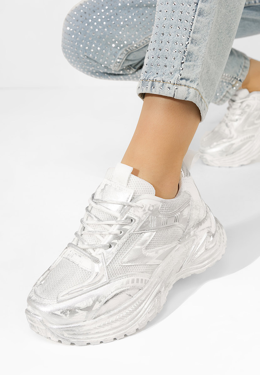 Sneakers με πλατφόρμα Kellee λευκά