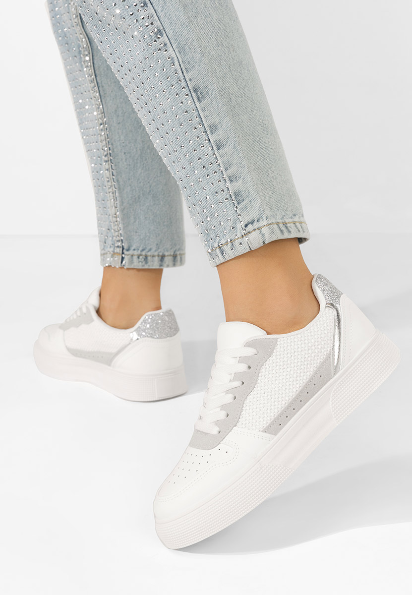 Sneakers γυναικεια Merlyna λευκά