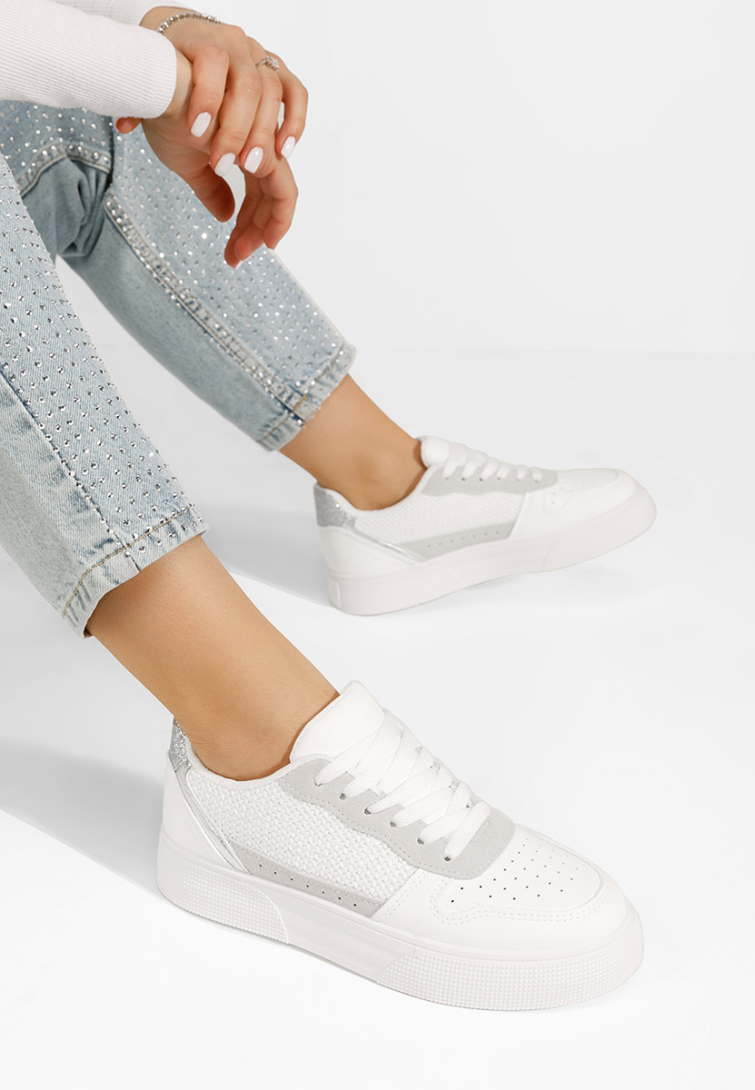 Sneakers γυναικεια Merlyna λευκά