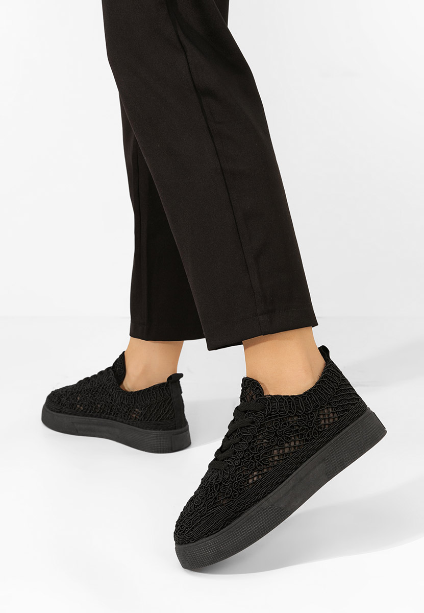 Γυναικεία sneakers Patrica μαύρα