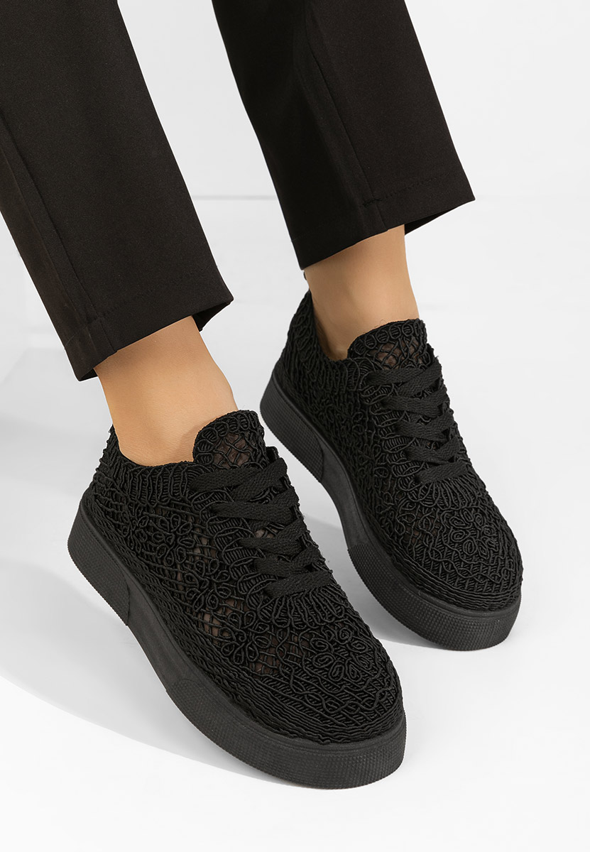 Γυναικεία sneakers Patrica μαύρα
