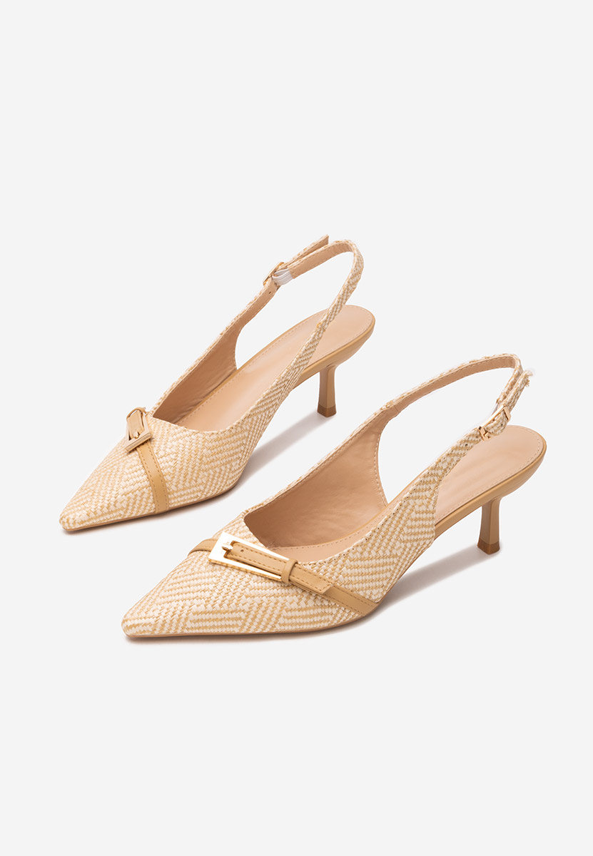 Γόβες στιλέτο Tyra χακι