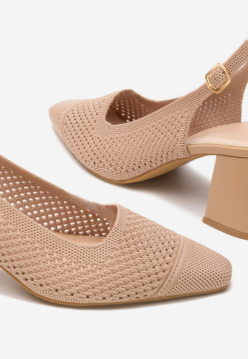 Γόβες slingback Patria χακι