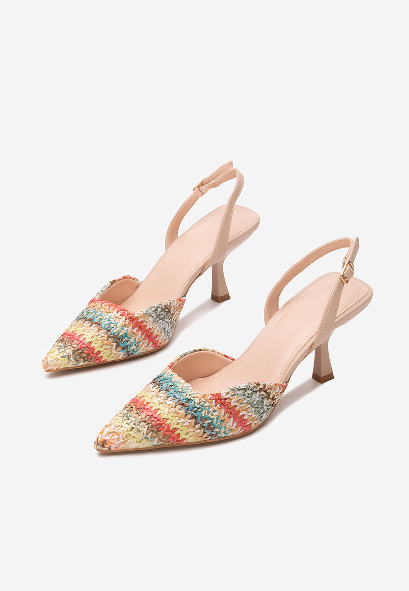 Γόβες στιλέτο Shemika πολυχρωμο