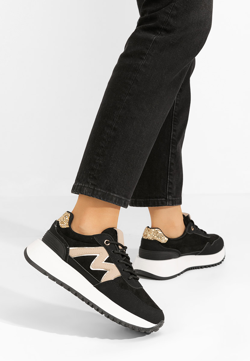 Sneakers με πλατφόρμα Ahri μαύρα
