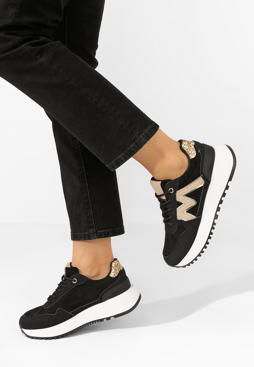 Sneakers με πλατφόρμα Ahri μαύρα