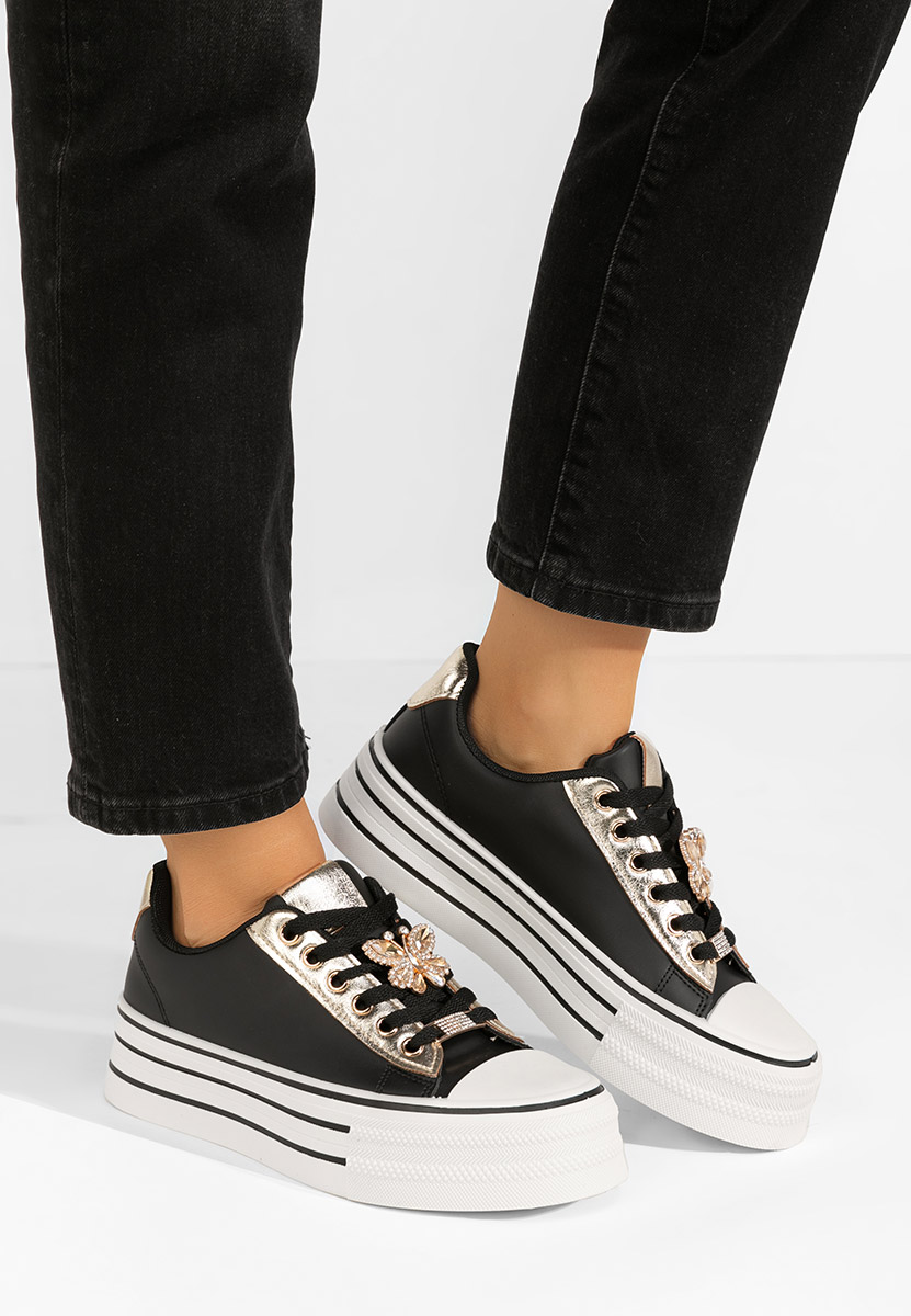 Γυναικεία sneakers Pamelia μαύρα