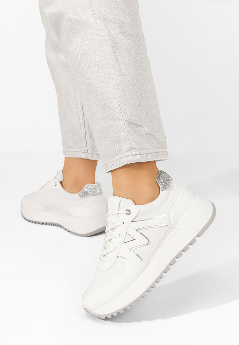 Sneakers με πλατφόρμα Ahri λευκά
