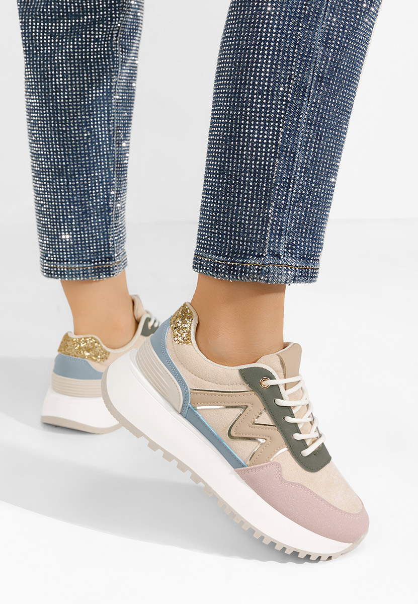 Sneakers με πλατφόρμα Ahri ροζ