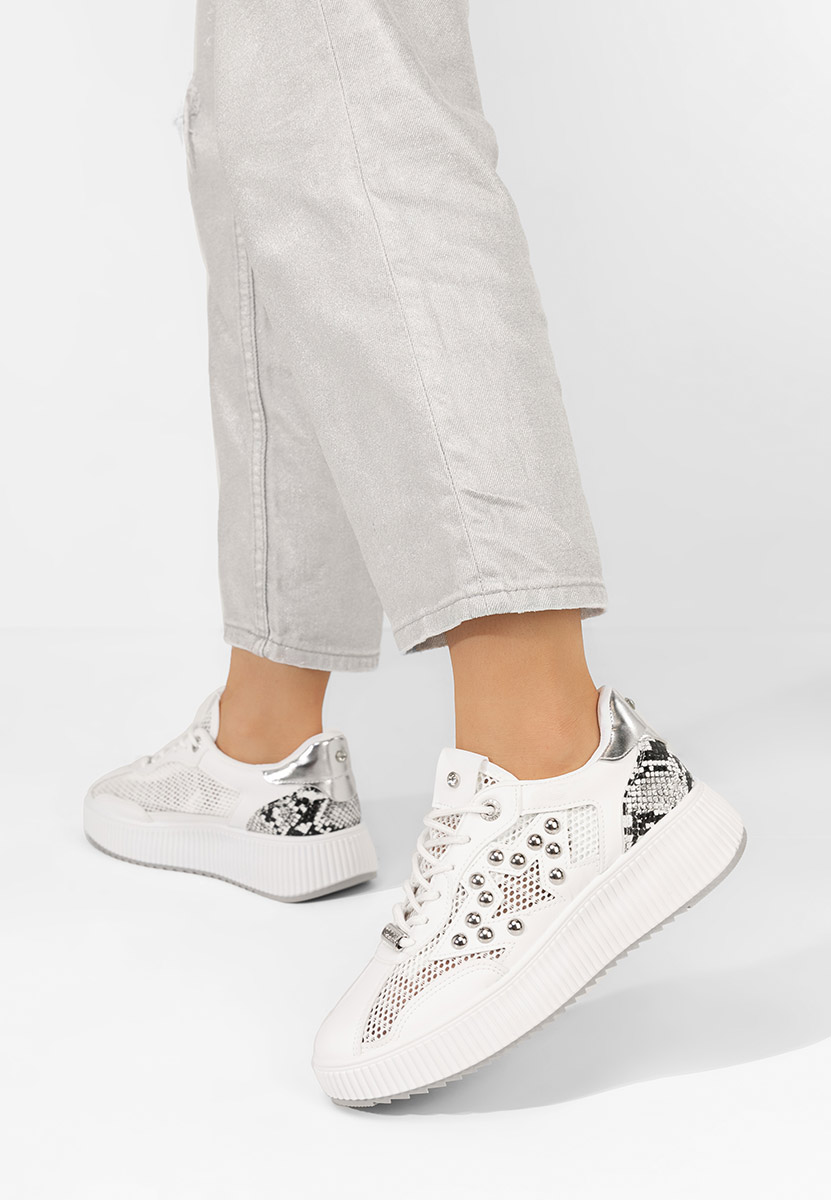 Sneakers γυναικεια Jeanetta λευκά