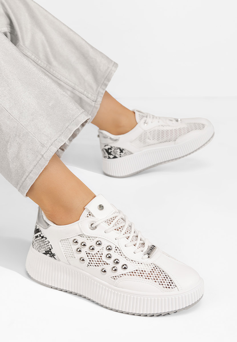 Sneakers γυναικεια Jeanetta λευκά