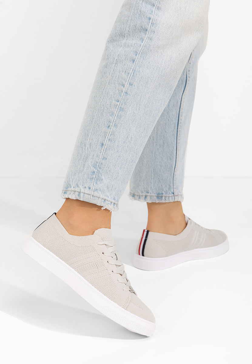 Γυναικεία sneakers Genoveva μπεζ