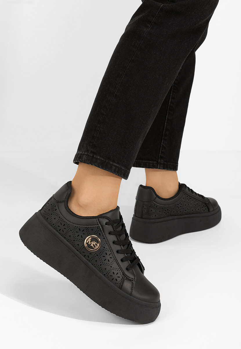 Sneakers με πλατφόρμα Nidya μαύρα