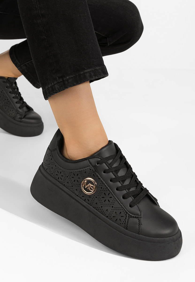 Sneakers με πλατφόρμα Nidya μαύρα