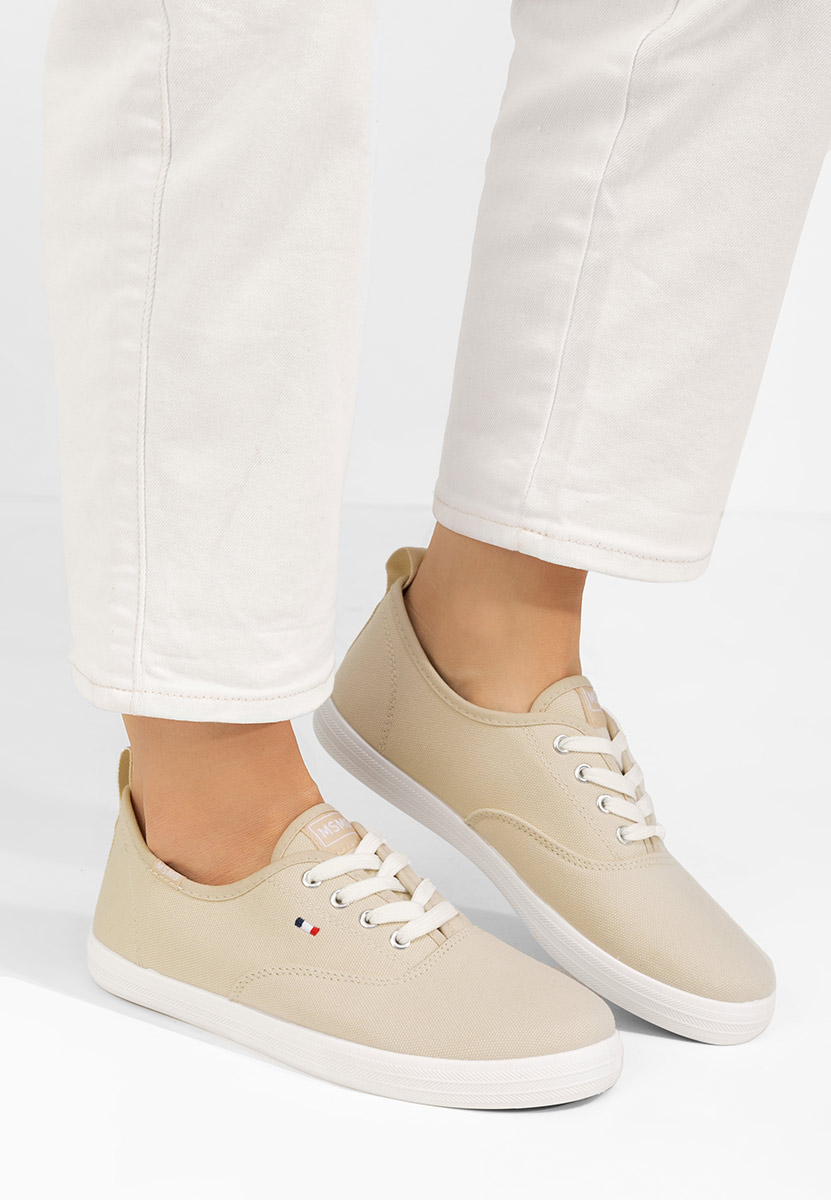 Γυναικεία sneakers Mikki μπεζ