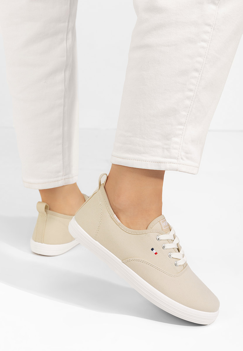 Γυναικεία sneakers Mikki μπεζ