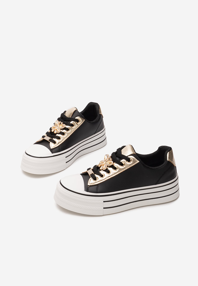 Γυναικεία sneakers Pamelia μαύρα