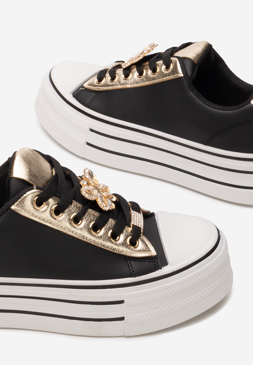Γυναικεία sneakers Pamelia μαύρα