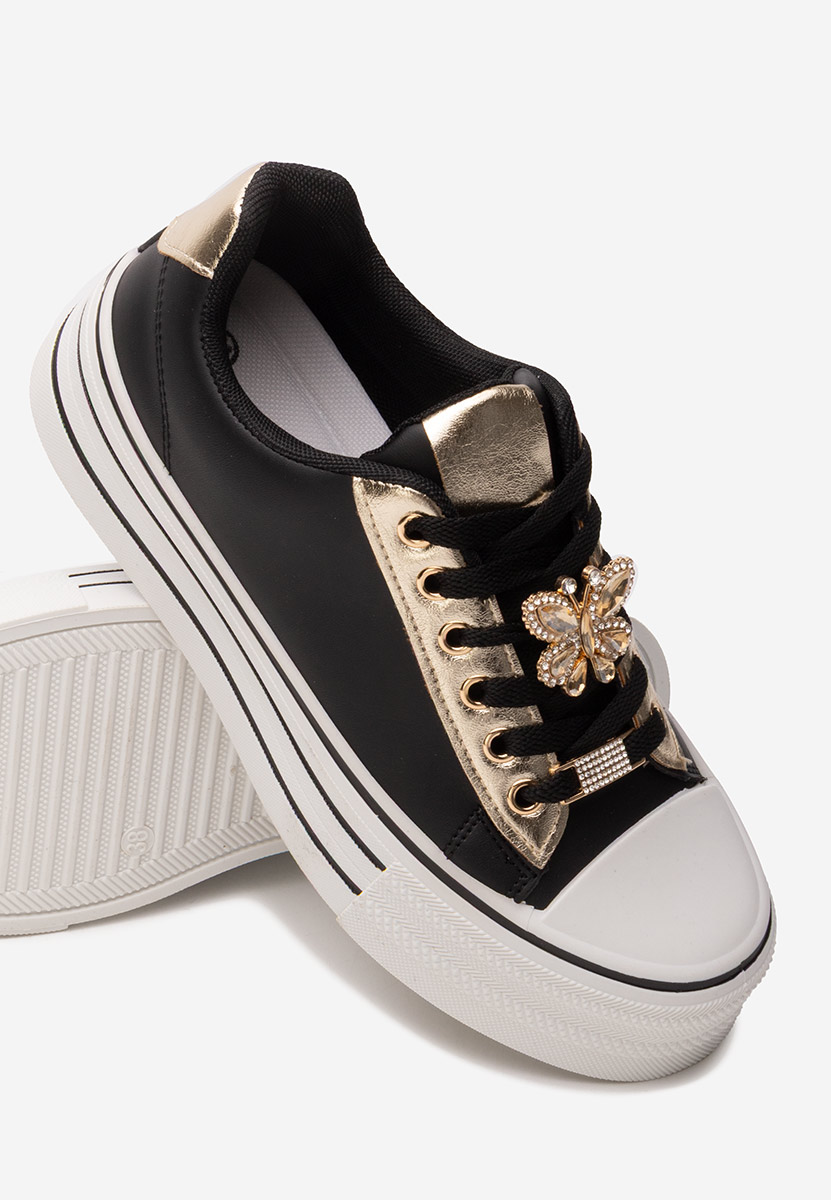 Γυναικεία sneakers Pamelia μαύρα