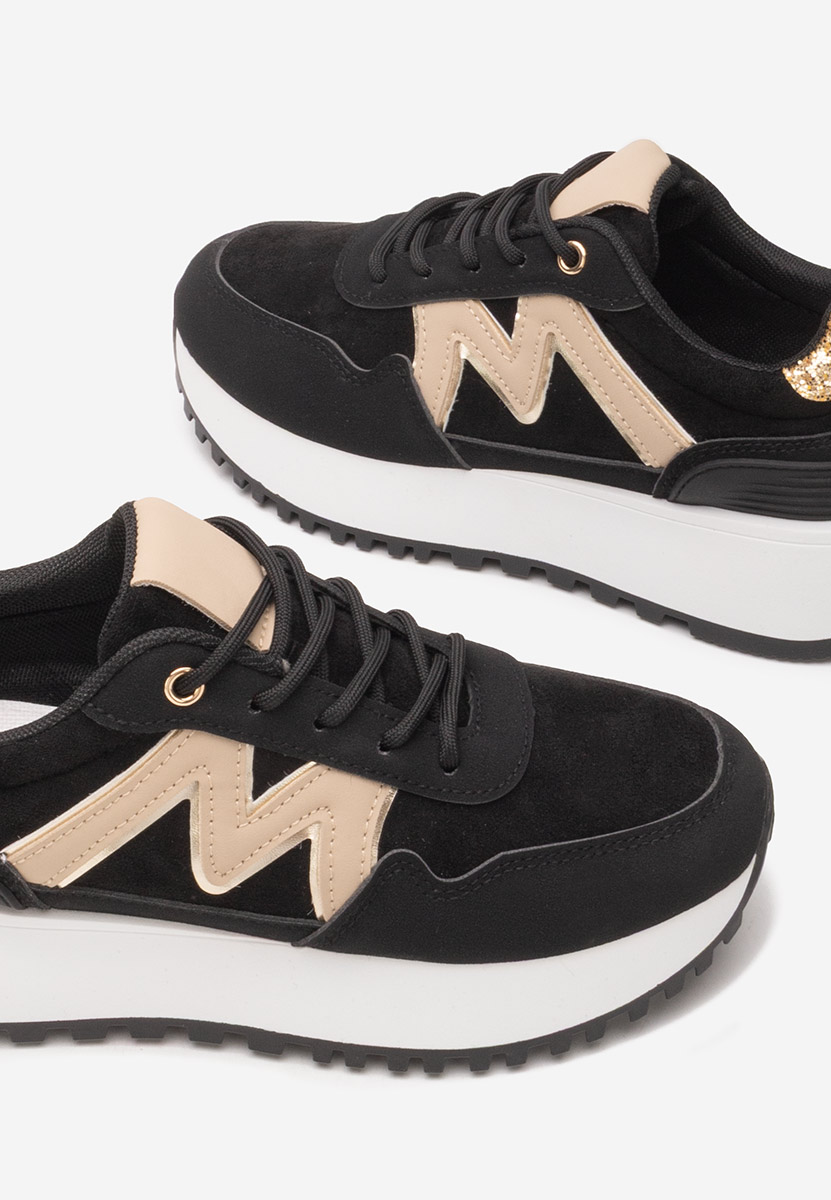Sneakers με πλατφόρμα Ahri μαύρα