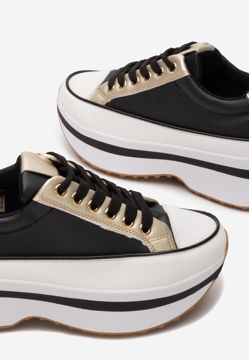 Sneakers με πλατφόρμα Lavenia μαύρα