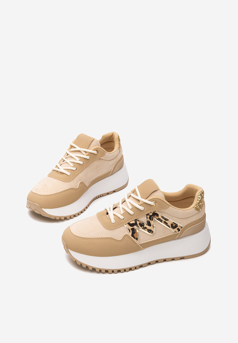 Sneakers με πλατφόρμα Ahri χακι