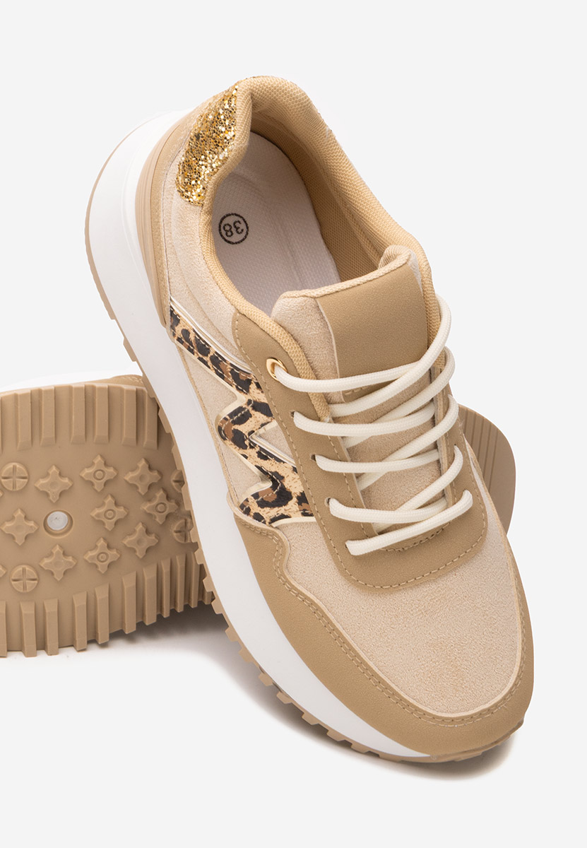 Sneakers με πλατφόρμα Ahri χακι