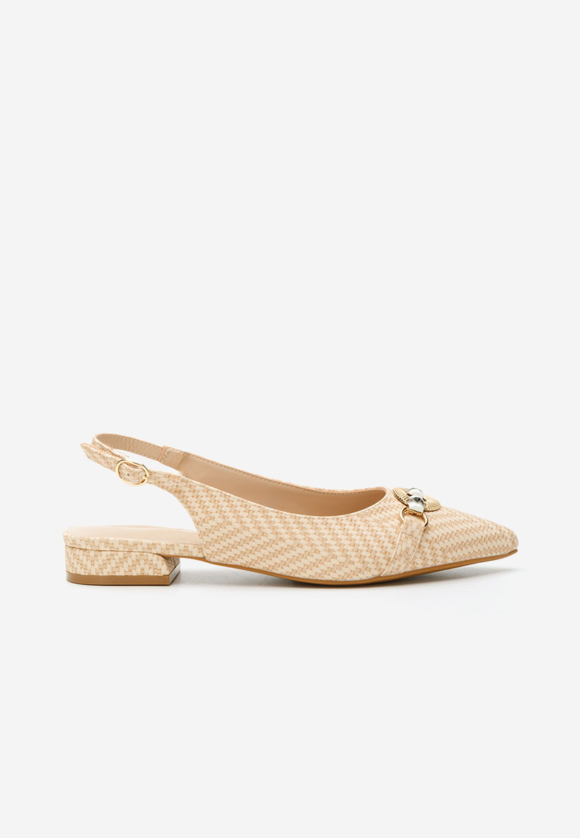 Γόβες slingback Antonietta μπεζ