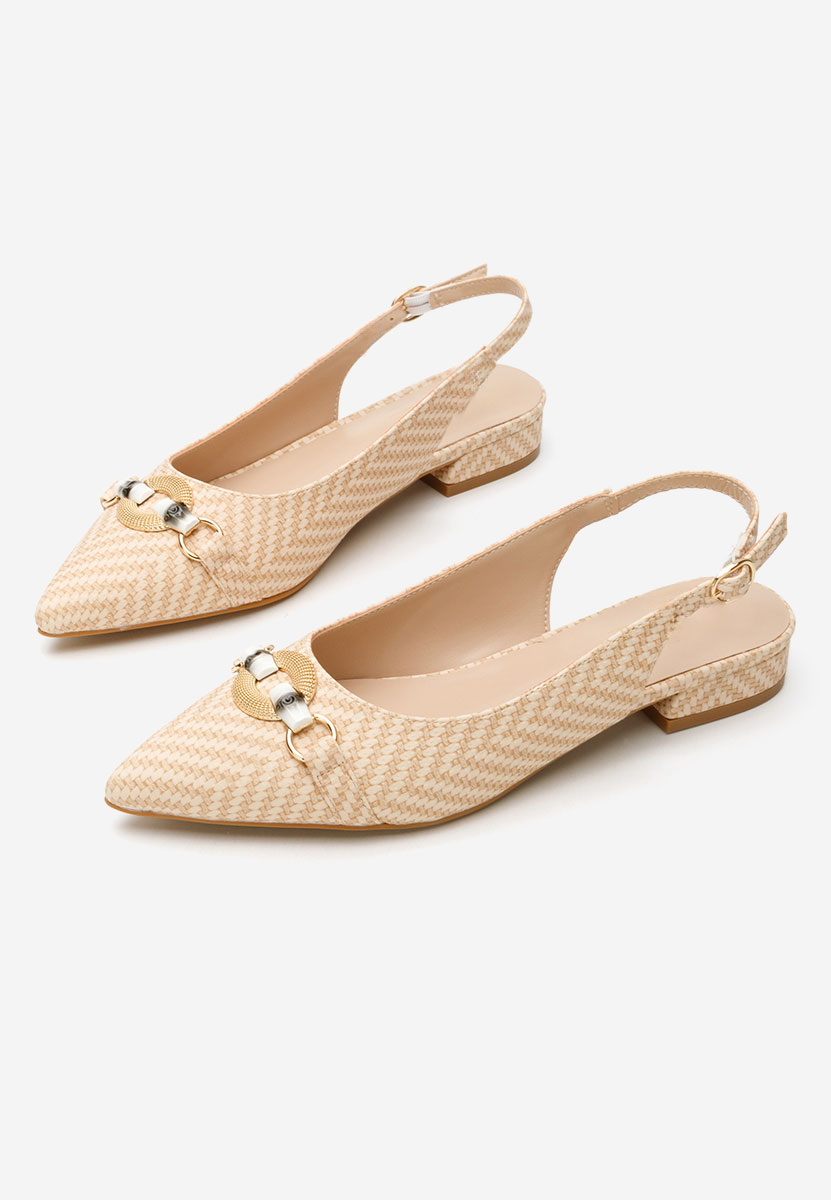 Γόβες slingback Antonietta μπεζ