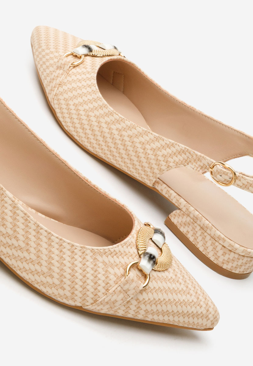 Γόβες slingback Antonietta μπεζ