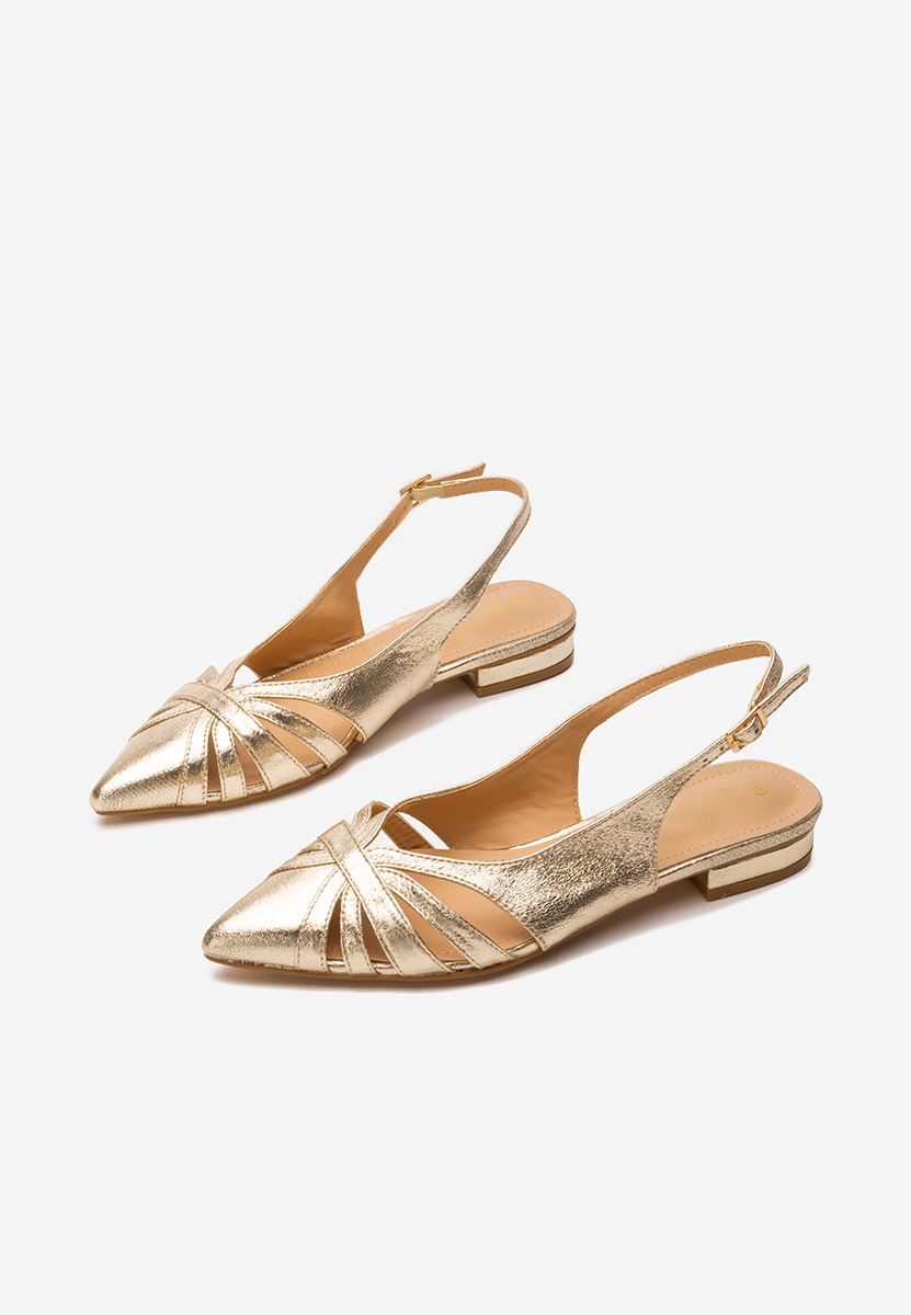 Γόβες slingback Denysa χρυσο