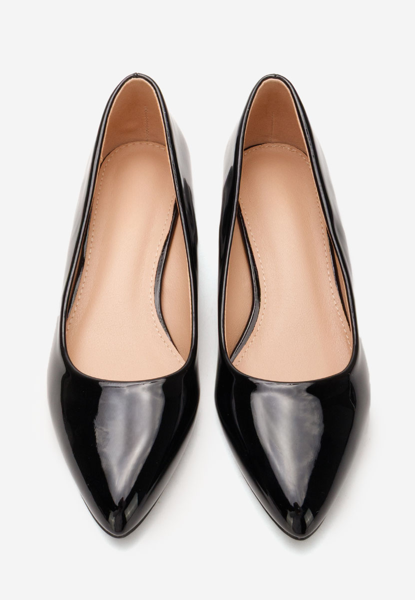 Γόβες με χαμηλό τακούνι Melysa μαύρα