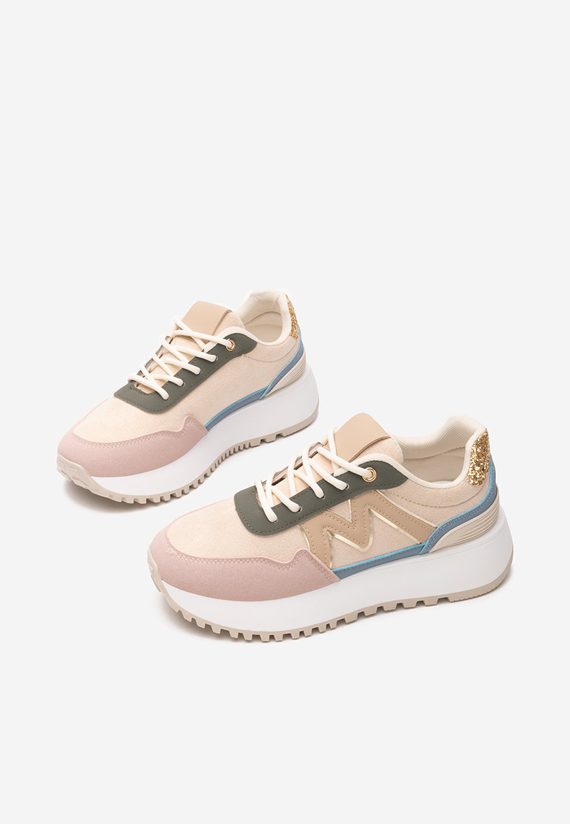 Sneakers με πλατφόρμα Ahri ροζ