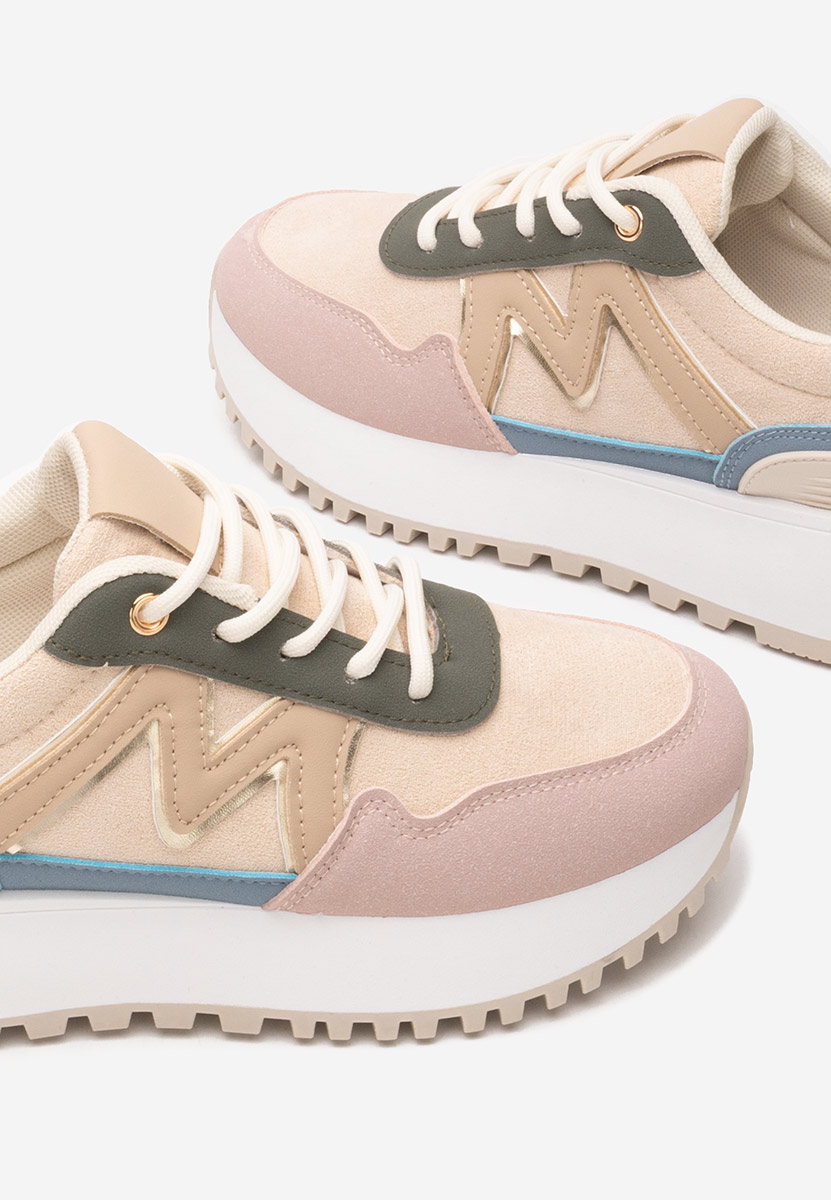 Sneakers με πλατφόρμα Ahri ροζ