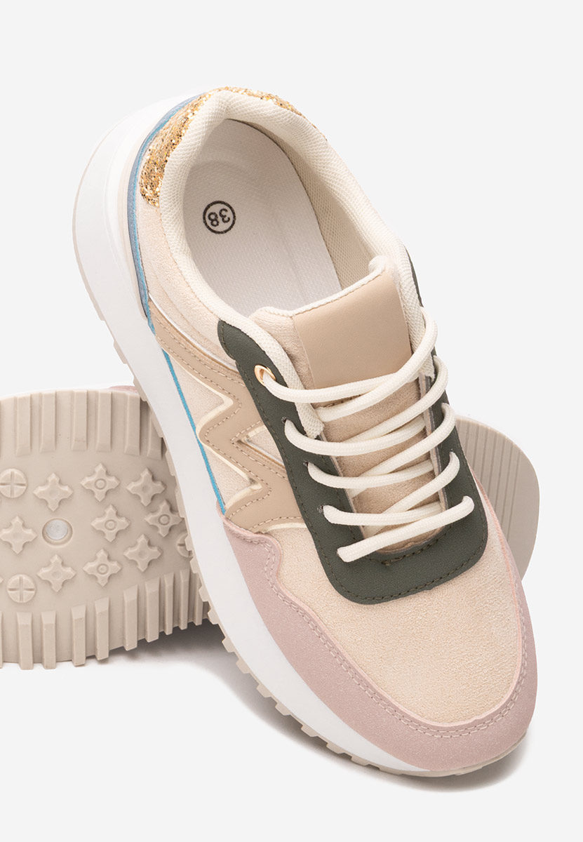 Sneakers με πλατφόρμα Ahri ροζ