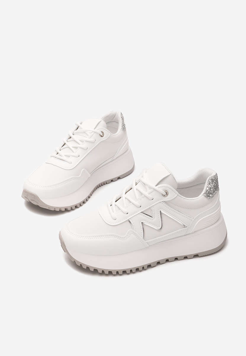 Sneakers με πλατφόρμα Ahri λευκά