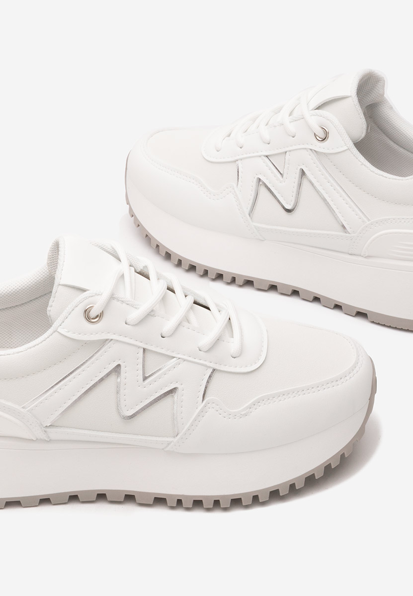Sneakers με πλατφόρμα Ahri λευκά