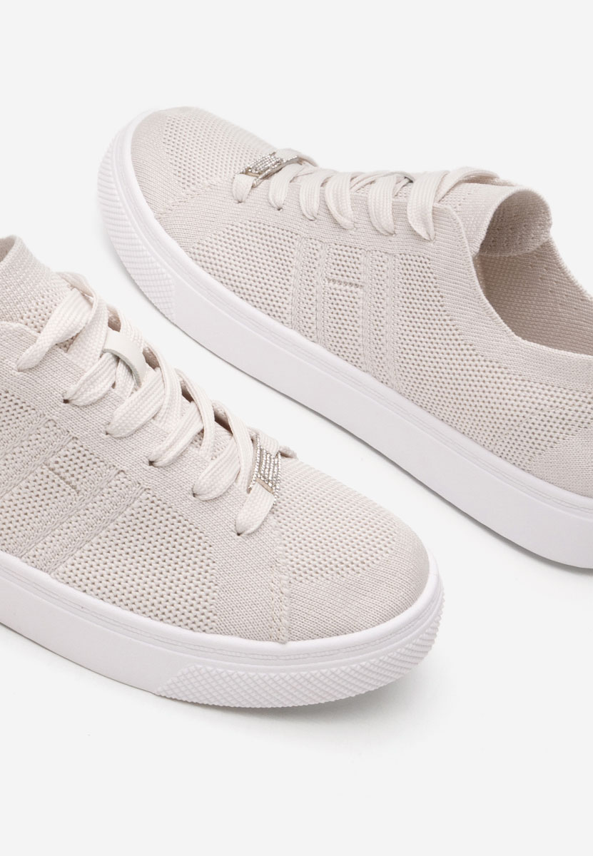 Γυναικεία sneakers Genoveva μπεζ