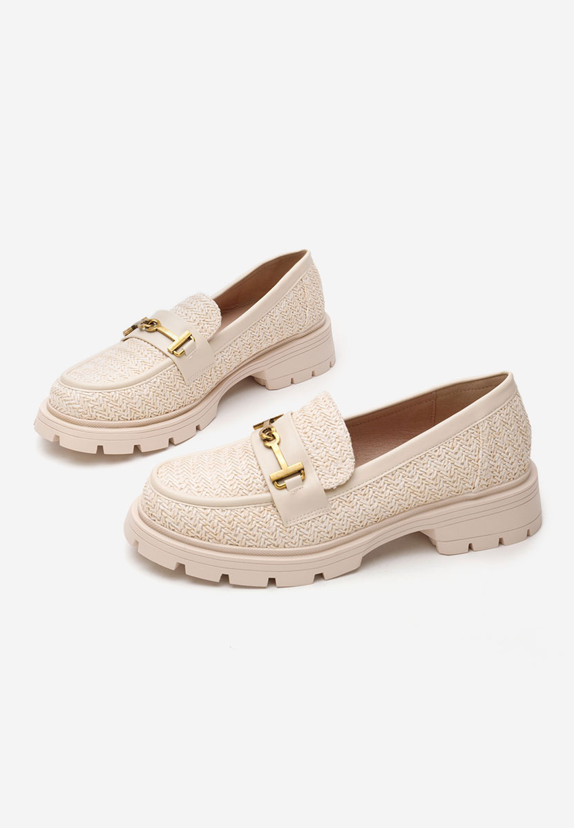 Μοκασίνια γυναικεια Latrice μπεζ