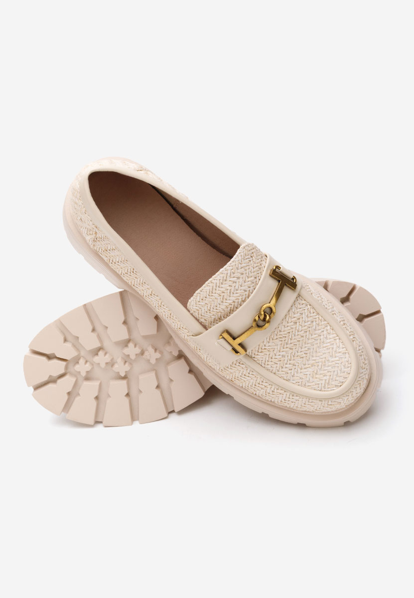 Μοκασίνια γυναικεια Latrice μπεζ