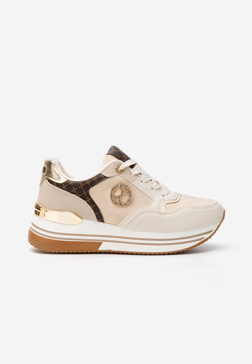 Sneakers γυναικεια Suzanna μπεζ