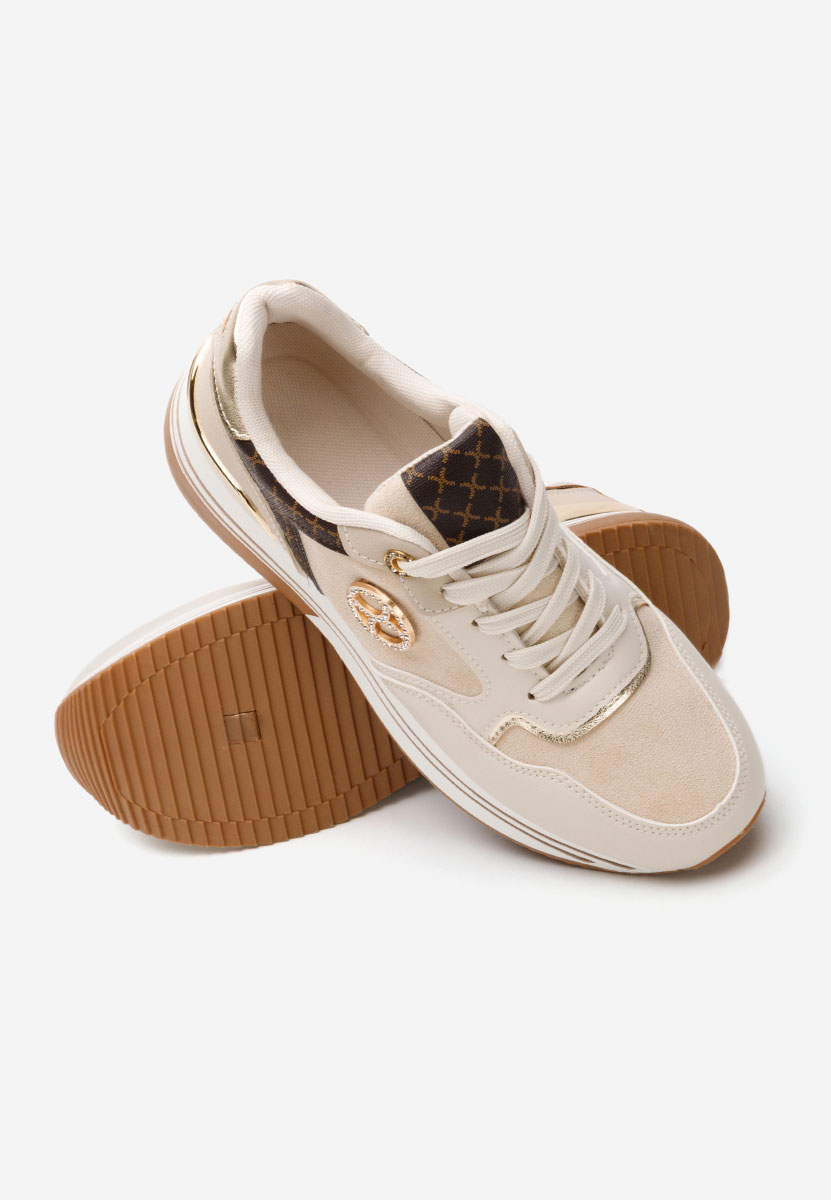 Sneakers γυναικεια Suzanna μπεζ