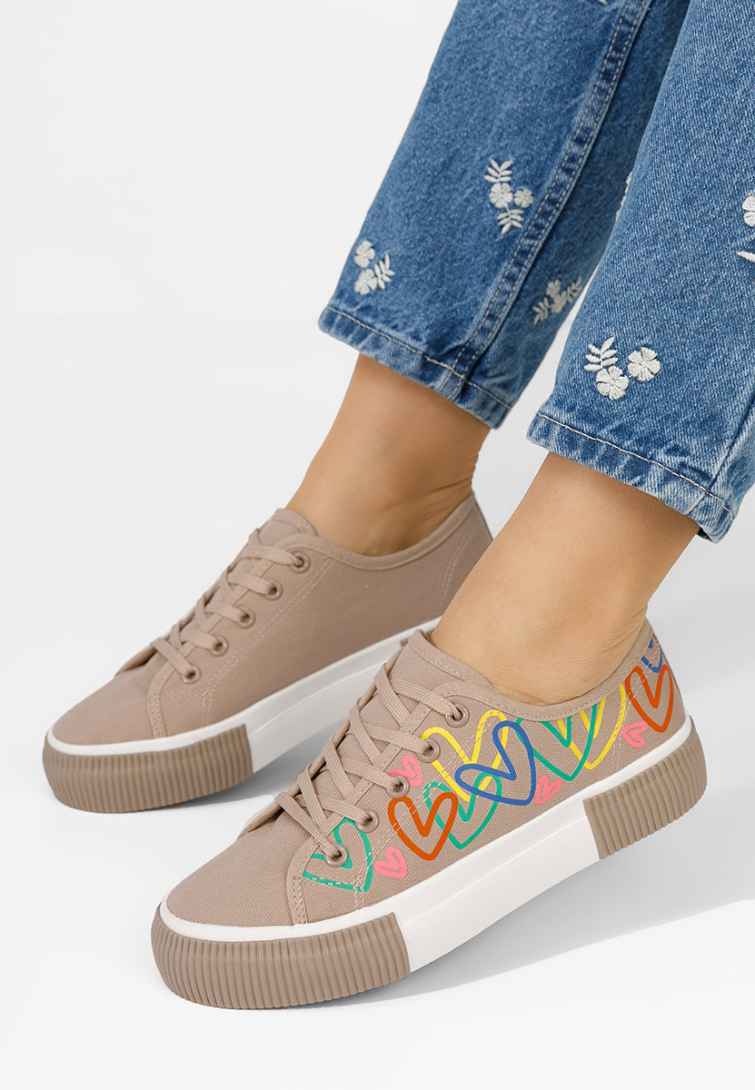 Γυναικεία sneakers Milanna V3 μπεζ