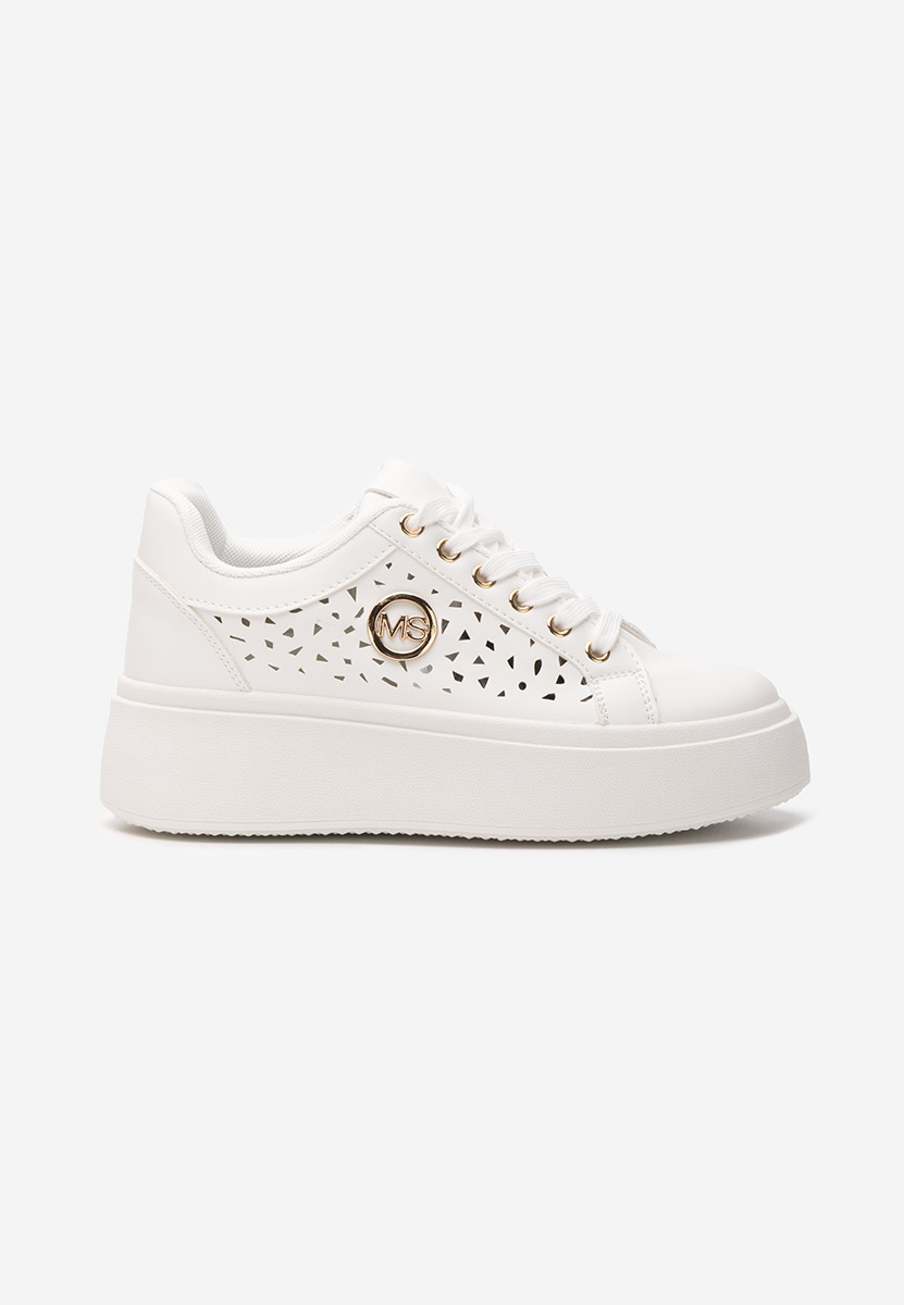 Sneakers με πλατφόρμα Nicolette λευκά