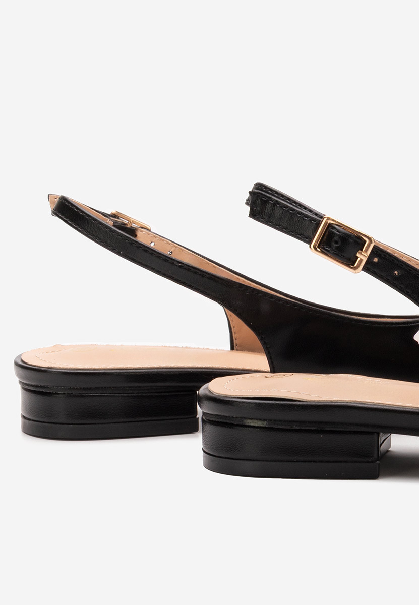 Γόβες slingback Denysa μαύρα