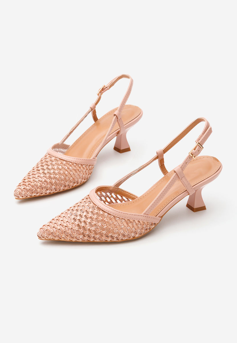 Γόβες slingback Gaynelle ροζ